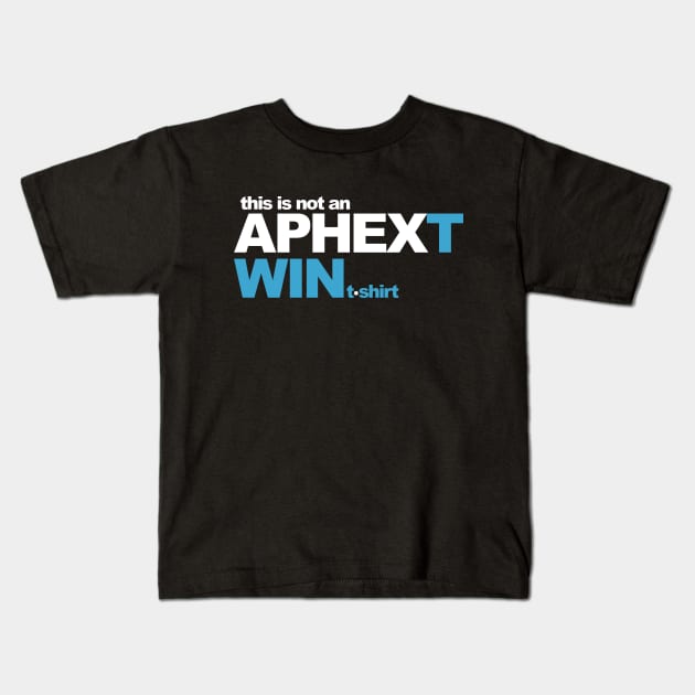 this is not an aphex twin t-shirt Kids T-Shirt by reyboot